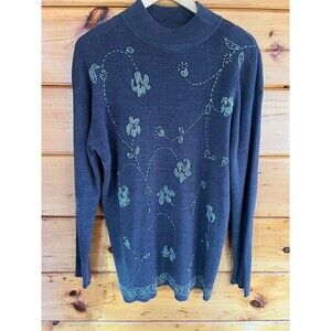 VTG Capacity Women’s Beaded Sweater L